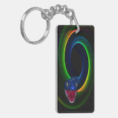 Neon Snake Sleutelhanger (Voorkant Links)