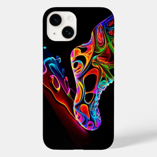 Neon Sneaker Case-Mate iPhone Case (Achterkant)
