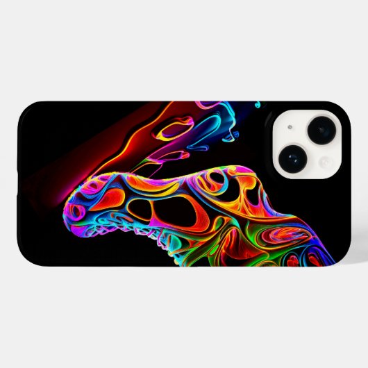 Neon Sneaker Case-Mate iPhone Case (Achterkant (horizontaal))