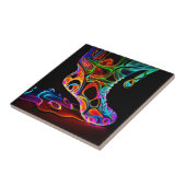 Neon Sneaker Tegeltje (Zijkant)