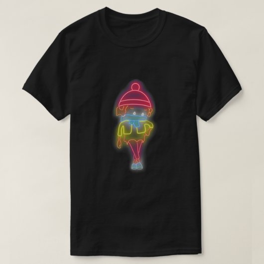 Neon Sneaky Sasquatch Classic T-shirt (Design voorkant)
