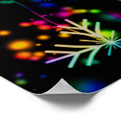Neon Sneeuw Poster (Hoek)