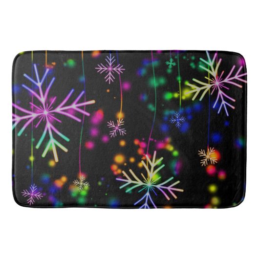 Neon Snow Badmat (Voorkant)