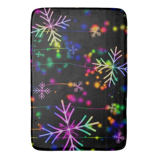 Neon Snow Badmat (Voorkant Verticaal)
