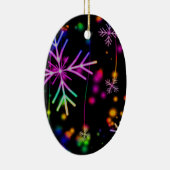 Neon Snow Keramisch Ornament (Rechts)