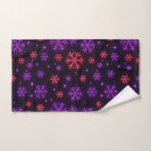 Neon Snowflakes Bad Handdoek (Handdoek)