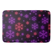 Neon Snowflakes Badmat (Voorkant)