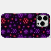 Neon Snowflakes Case-Mate iPhone Case (Achterkant (horizontaal))