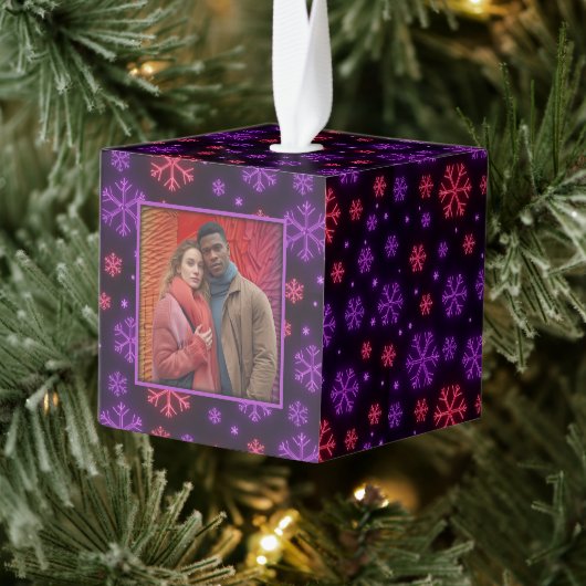 Neon Snowflakes Decoratie (Boom)