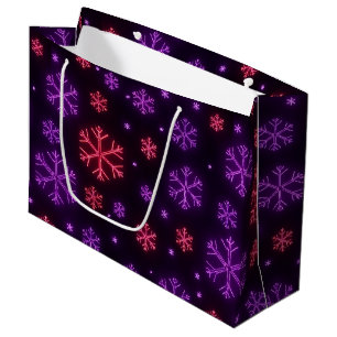 Neon Snowflakes Groot Cadeauzakje