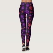 Neon Snowflakes Leggings (Achterkant)