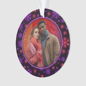 Neon Snowflakes Ornament (voorkant)