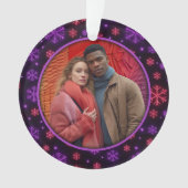 Neon Snowflakes Ornament (voorkant)