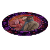 Neon Snowflakes Snijplank (Hoek)