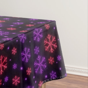 Neon Snowflakes Tafelkleed