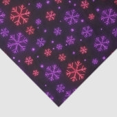 Neon Snowflakes Tissuepapier (Detail)