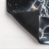 Neon Softball Catcher Muismat (Hoek)