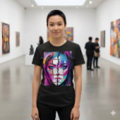 Neon Soul | Abstract Pop Art Portrait Tee Tri-Blend Shirt