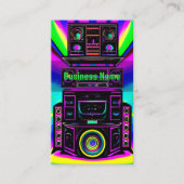 Neon Sound Visitekaartje (Voorkant)