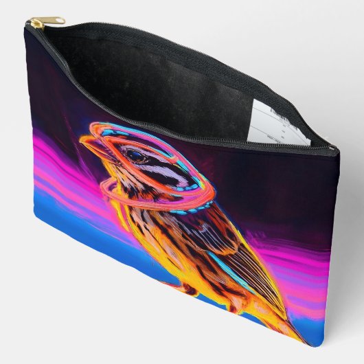 Neon Sparrow met gloeiende accenten Etui (Open)