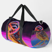 Neon Sparrow met gloeiende accenten Plunjezak (Rechterhoek)