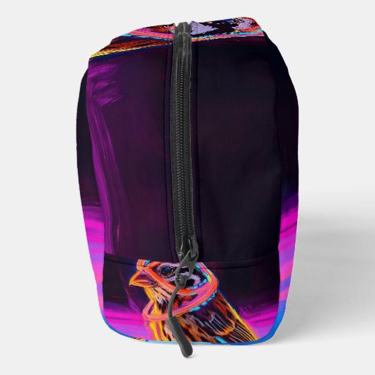 Neon Sparrow met gloeiende accenten Toilettasje (Rechts)