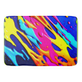 Neon Spatdesign Badmat (Voorkant)
