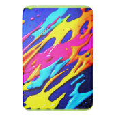 Neon Spatdesign Badmat (Voorkant Verticaal)