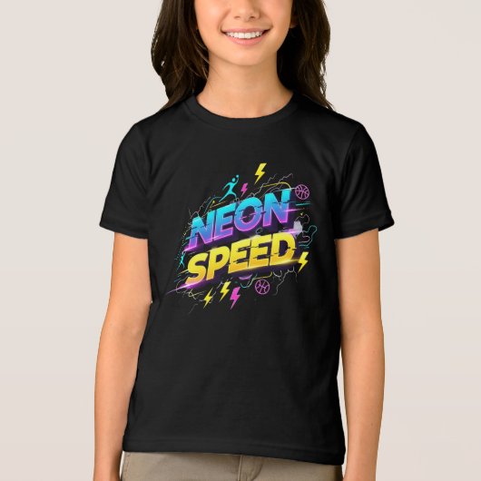 Neon Speed Sports T-Shirt (Voorkant)