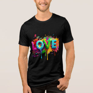 Neon Spetter Love Graffiti T-shirt
