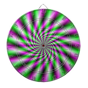Neon Spinning Wheel Dartboard Dartbord