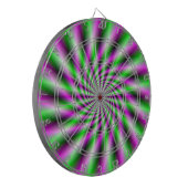 Neon Spinning Wheel Dartboard Dartbord (Voorkant Links)