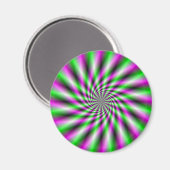 Neon Spinning Wheel Magnet (Voorkant / Achterkant)