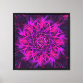 Neon Spiraal Canvas Afdruk (Voorkant)