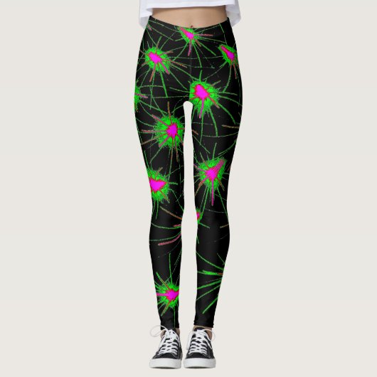 Neon Splash Leggings (Voorkant)