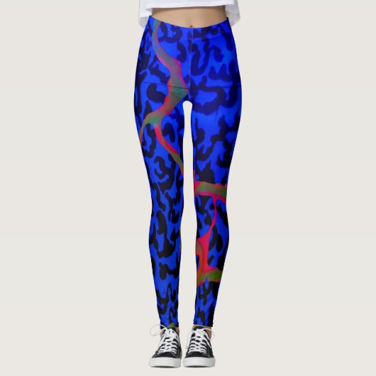 Neon splash leggings (Voorkant)