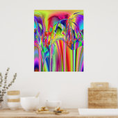 Neon Splash Poster (Keuken)