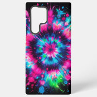 Neon Splash Stropdas-Dye Vibes