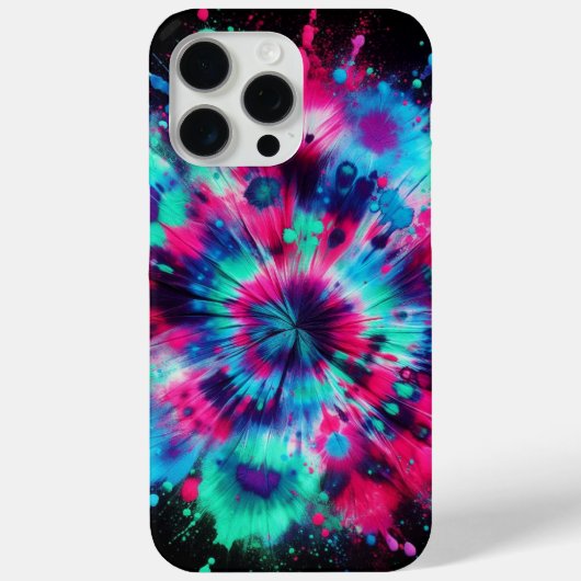 Neon Splash, Stropdas-kleurstof Case-Mate iPhone Case (Achterkant)