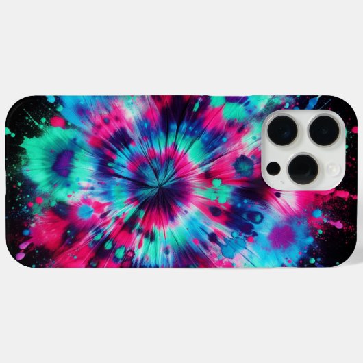 Neon Splash, Stropdas-kleurstof Case-Mate iPhone Case (Achterkant (horizontaal))
