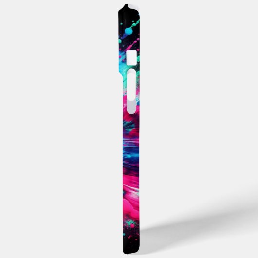 Neon Splash, Stropdas-kleurstof Case-Mate iPhone Case (Achterkant / Links)