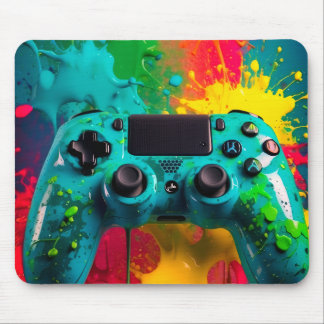 "Neon Splash" Urban Gaming Mousepad Muismat