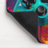 "Neon Splash" Urbane Gaming Muismat (Hoek)