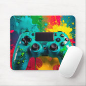 "Neon Splash" Urbane Gaming Muismat (Met muis)