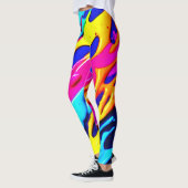 Neon Splatter Design Leggings (Links)