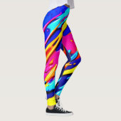 Neon Splatter Design Leggings (Rechts)