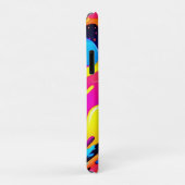 Neon Splatter Paint Art Case-Mate iPhone Case (Achterkant/rechts)