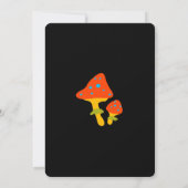 Neon Spooky Halloween Party Uitnodiging (Achterkant)