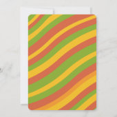 Neon Spooky One First Birthday Invitation Kaart (Achterkant)