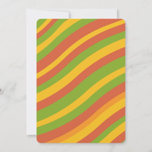 Neon Spooky One First Birthday Invitation Kaart (Achterkant)